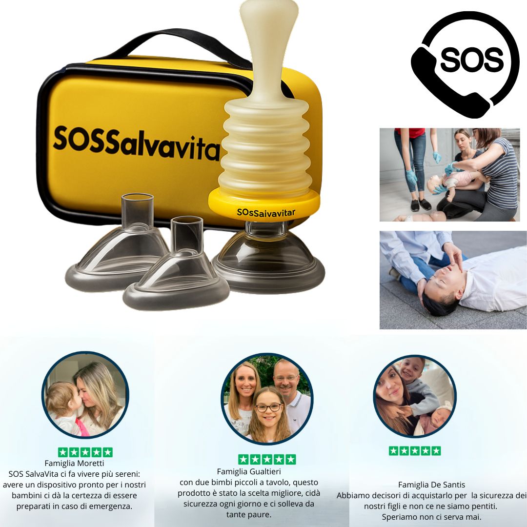 SOSSalvaVita™ – Dispositivo anti-soffocamento di emergenza